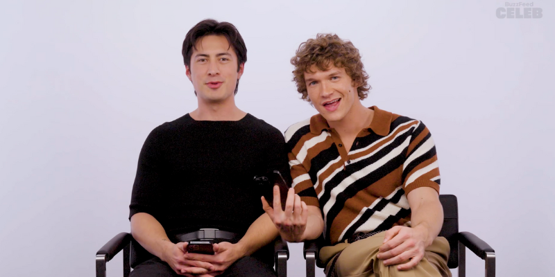 'Heated Rivalry' stars Connor Storrie and Hudson Williams read thirst tweets